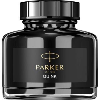 Флакон с черными чернилами для перьевых ручек Parker, Bottle Quink Z13